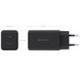 Aisens Cargador GaN 65W con 2x USB-C Negro
